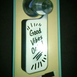 Light - Up doorknob dry eraser message board